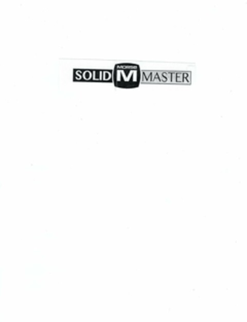 M MORSE SOLID MASTER Logo (USPTO, 26.04.2019)