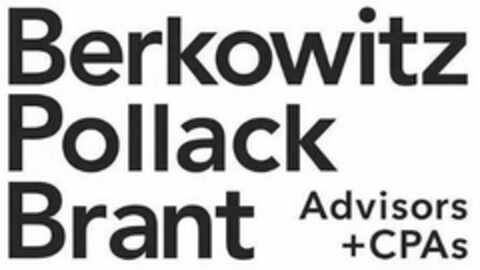 BERKOWITZ POLLACK BRANT ADVISORS + CPAS Logo (USPTO, 06/03/2019)