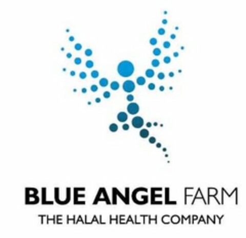 BLUE ANGEL FARM THE HALAL HEALTH COMPANY Logo (USPTO, 09.06.2019)