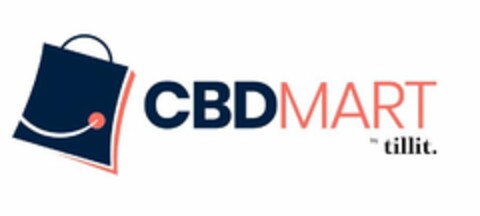 CBDMART BY TILLIT. Logo (USPTO, 14.01.2020)