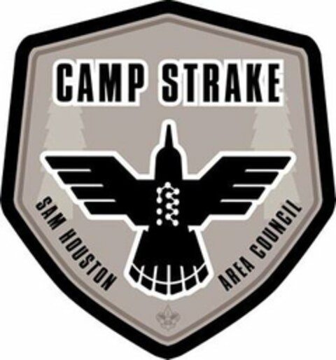 CAMP STRAKE SAM HOUSTON AREA COUNCIL Logo (USPTO, 09.03.2020)