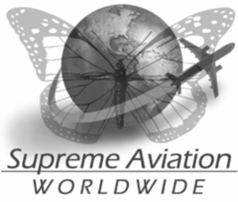 SUPREME AVIATION WORLDWIDE Logo (USPTO, 08/12/2009)