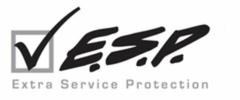 E.S.P. EXTRA SERVICE PROTECTION Logo (USPTO, 30.07.2010)