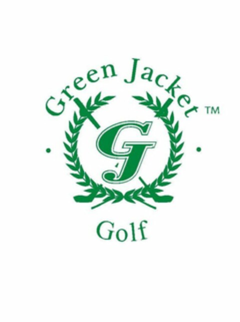 GJ GREEN JACKET GOLF Logo (USPTO, 29.10.2010)