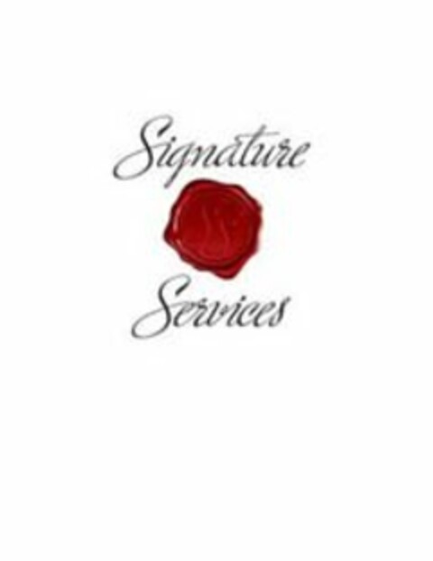 SIGNATURE SERVICES Logo (USPTO, 28.03.2011)