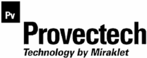 PROVECTECH TECHNOLOGY BY MIRAKLET PV Logo (USPTO, 06/20/2011)