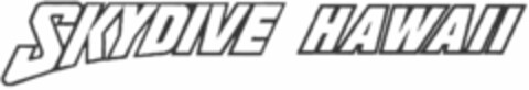 SKYDIVE HAWAII Logo (USPTO, 18.07.2011)