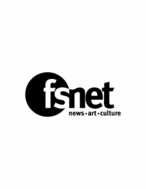 FSNET NEWS ART CULTURE Logo (USPTO, 08/24/2012)