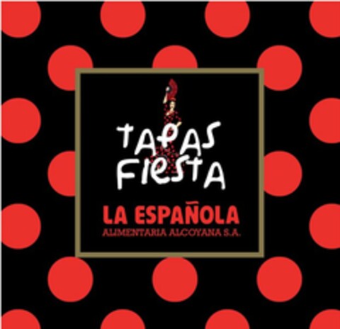 TAPAS FIESTA LA ESPAÑOLA ALIMENTARIA ALCOYANA S.A. Logo (USPTO, 11.01.2013)