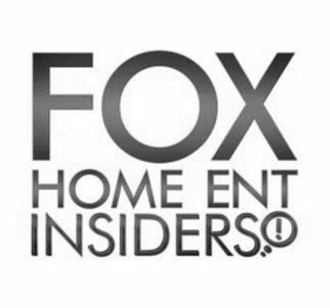 FOX HOME ENT INSIDERS! Logo (USPTO, 04/23/2013)