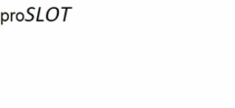 PROSLOT Logo (USPTO, 11.12.2014)