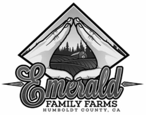 EMERALD FAMILY FARMS HUMBOLDT COUNTY, CA Logo (USPTO, 05/16/2015)