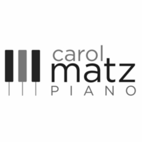 CAROL MATZ PIANO Logo (USPTO, 15.10.2015)