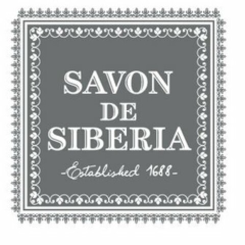 SAVON DE SIBERIA ESTABLISHED 1688 Logo (USPTO, 02.12.2015)