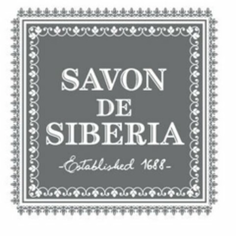 SAVON DE SIBERIA ESTABLISHED 1688 Logo (USPTO, 12/02/2015)