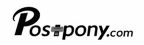 POSTPONY.COM Logo (USPTO, 16.06.2016)