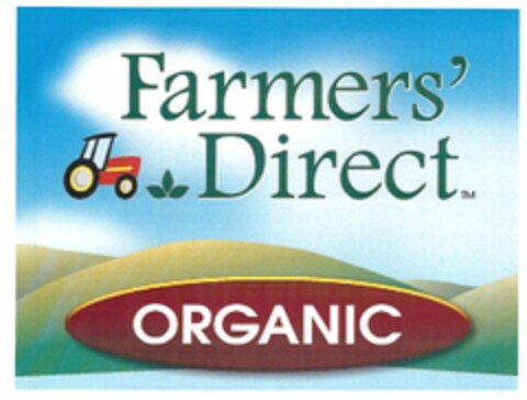 FARMERS' DIRECT ORGANIC Logo (USPTO, 09.02.2017)