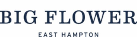 BIG FLOWER EAST HAMPTON Logo (USPTO, 04/05/2017)