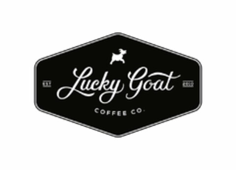 EST LUCKY GOAT 2010 COFFEE CO. Logo (USPTO, 08.11.2017)