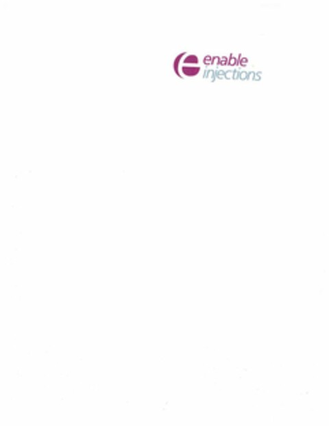 E ENABLE INJECTIONS Logo (USPTO, 02/23/2018)