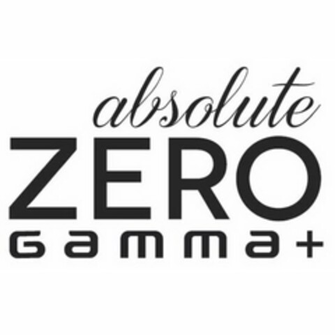 ABSOLUTE ZERO GAMMA + Logo (USPTO, 06/01/2018)