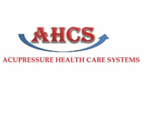 AHCS ACUPRESSURE HEALTH CARE SYSTEMS Logo (USPTO, 16.10.2018)