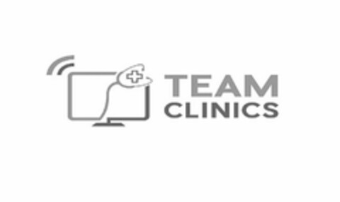 TEAM CLINICS Logo (USPTO, 10/29/2018)