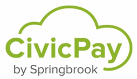 CIVICPAY BY SPRINGBROOK Logo (USPTO, 12/17/2018)