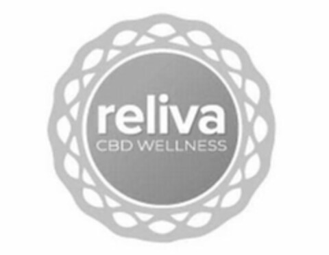 RELIVA CBD WELLNESS Logo (USPTO, 01/13/2019)