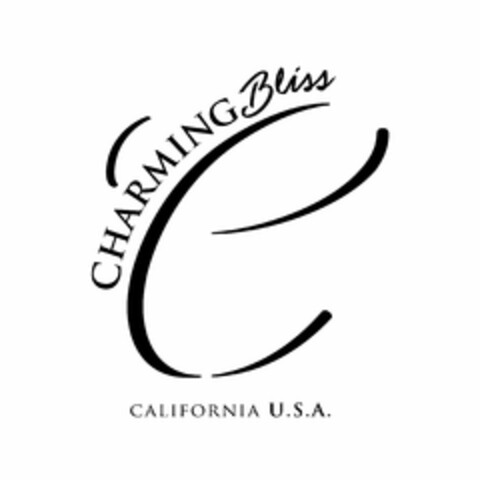 C CHARMINGBLISS CALIFORNIA U.S.A. Logo (USPTO, 06/11/2019)