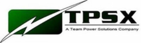 TPSX A TEAM POWER SOLUTIONS COMPANY Logo (USPTO, 08.07.2019)