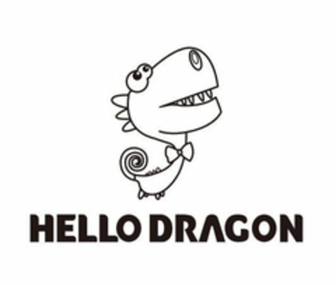 HELLO DRAGON Logo (USPTO, 08/13/2020)
