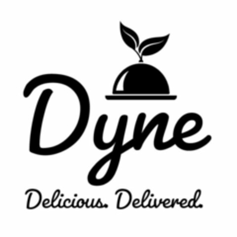 DYNE DELICIOUS. DELIVERED. Logo (USPTO, 31.08.2020)