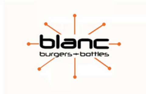 BLANC BURGERS + BOTTLES Logo (USPTO, 14.03.2009)