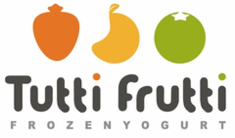 TUTTI FRUTTI FROZEN YOGURT Logo (USPTO, 30.06.2009)