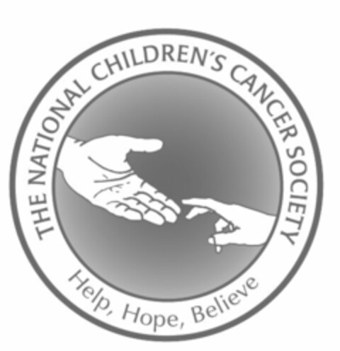 THE NATIONAL CHILDREN'S CANCER SOCIETY HELP, HOPE, BELIEVE Logo (USPTO, 29.09.2009)