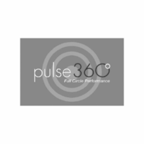 PULSE 360° FULL CIRCLE PERFORMANCE Logo (USPTO, 10.03.2010)