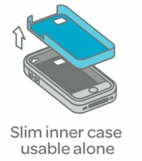 SLIM INNER CASE USABLE ALONE Logo (USPTO, 10/30/2011)