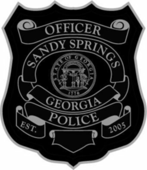 OFFICER SANDY SPRINGS GEORGIA POLICE EST. 2005 Logo (USPTO, 27.12.2011)