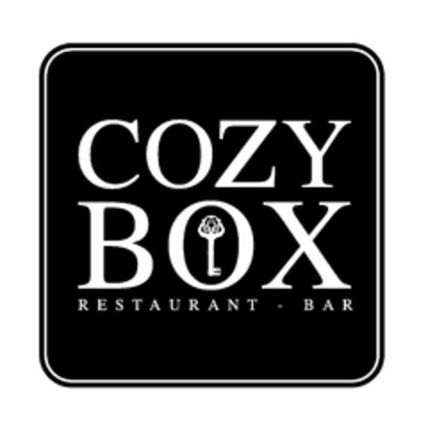 COZY BOX RESTAURANT - BAR Logo (USPTO, 28.06.2012)