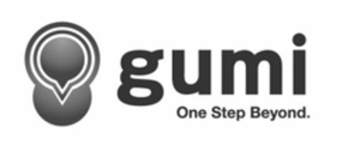 GUMI ONE STEP BEYOND. Logo (USPTO, 25.09.2012)