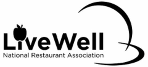 LIVE WELL NATIONAL RESTAURANT ASSOCIATION Logo (USPTO, 11/12/2012)