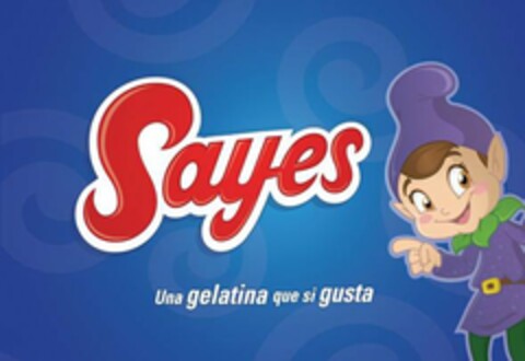 SAYES UNA GELATINA QUE SI GUSTA Logo (USPTO, 21.12.2012)