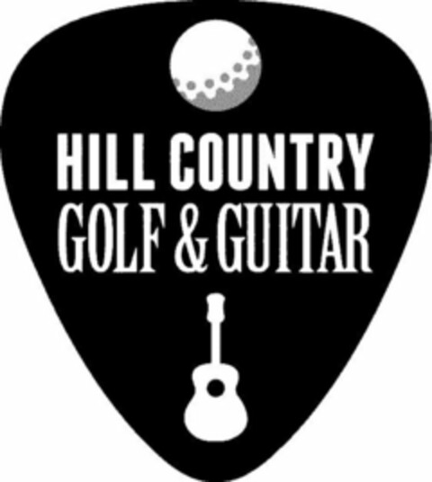 HILL COUNTRY GOLF & GUITAR Logo (USPTO, 08/26/2013)