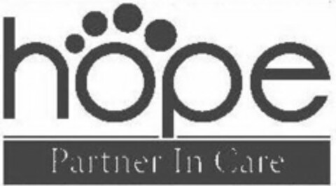 HOPE PARTNER IN CARE Logo (USPTO, 27.09.2013)