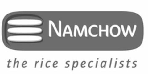 NAMCHOW THE RICE SPECIALISTS Logo (USPTO, 18.07.2014)