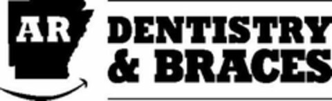 AR DENTISTRY & BRACES Logo (USPTO, 09.12.2014)