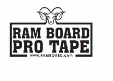 RAM BOARD PRO TAPE WWW.RAMBOARD.COM Logo (USPTO, 21.12.2015)