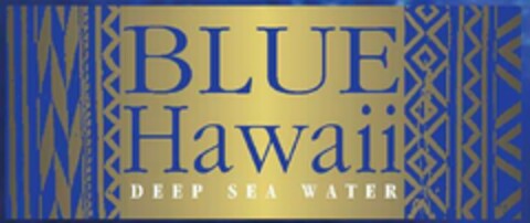 BLUE HAWAII DEEP SEA WATER Logo (USPTO, 02/04/2016)