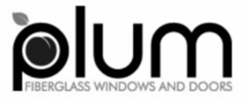 PLUM FIBERGLASS WINDOWS AND DOORS Logo (USPTO, 05/02/2016)